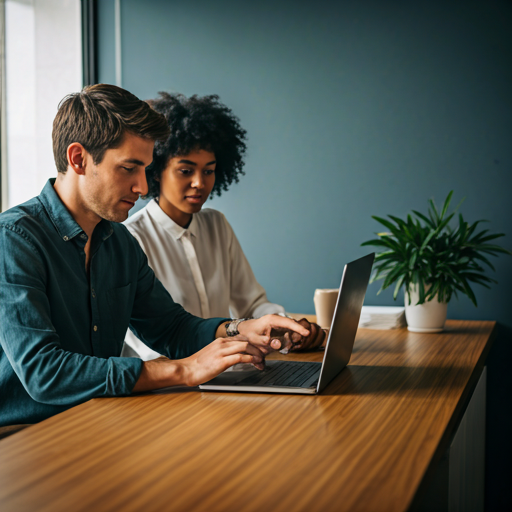 Diverse professional team collaborating in high-tech workspace